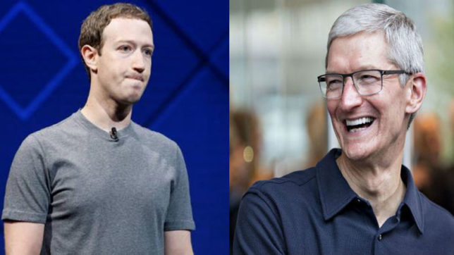 Mark Zuckerberg hits back at Tim Cook