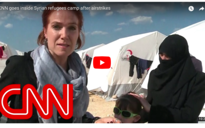 CNN goes inside Syrian refugees camp after airstrikes